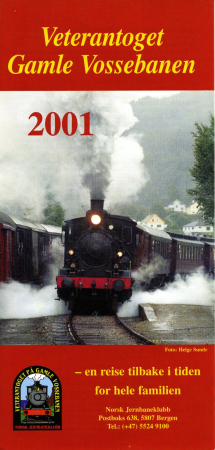 Rutetabell 2001