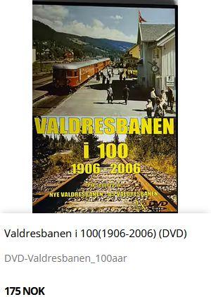 Valdresbanen100DVD